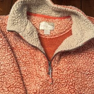 Green Tea Sherpa Fleece Pullover